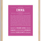 Emma | Name Art Print