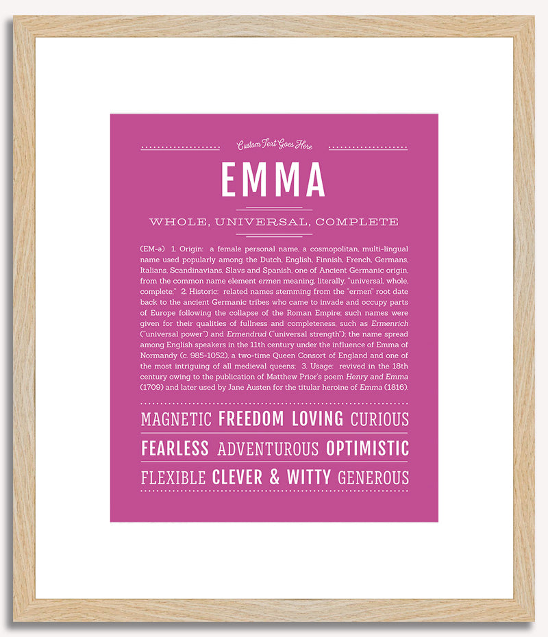 Emma | Name Art Print