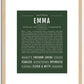 Emma | Name Art Print