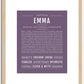 Emma | Name Art Print