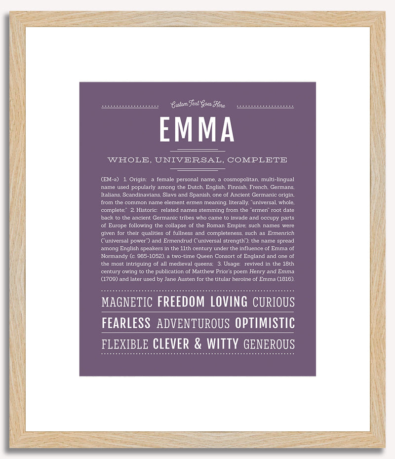 Emma | Name Art Print