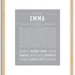 Emma | Name Art Print