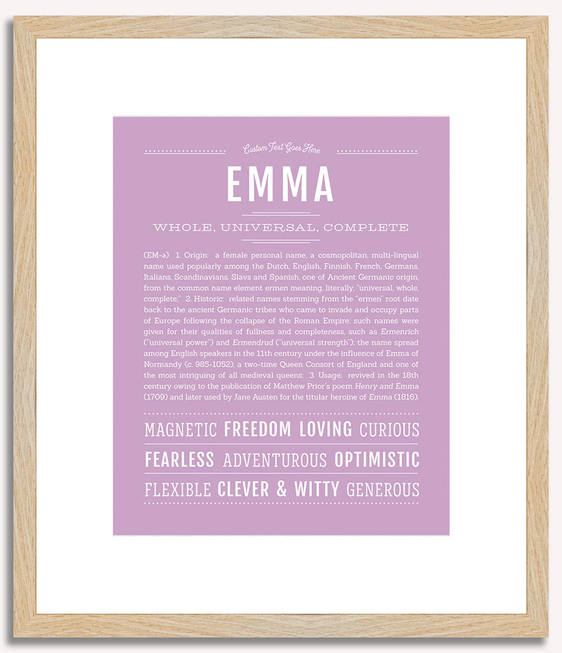 Emma | Name Art Print