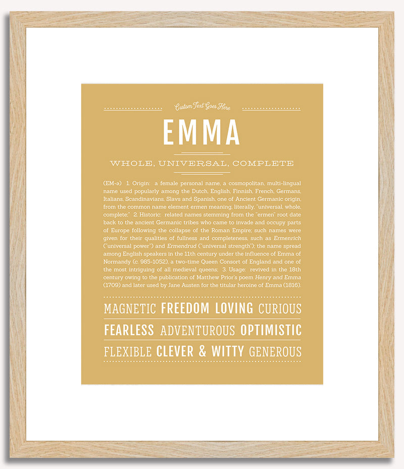 Emma | Name Art Print