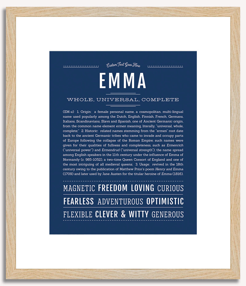 Emma | Name Art Print