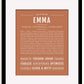 Frame Options | Terra Cotta | Black Frame, Matted