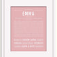 Frame Options | Dusty Rose | White Frame, Matted