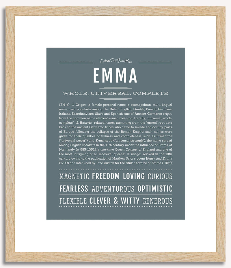 Emma | Name Art Print