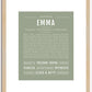 Emma | Name Art Print