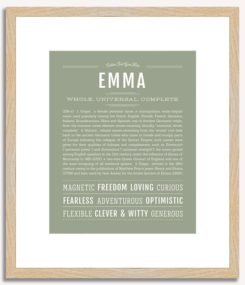 Emma | Name Art Print