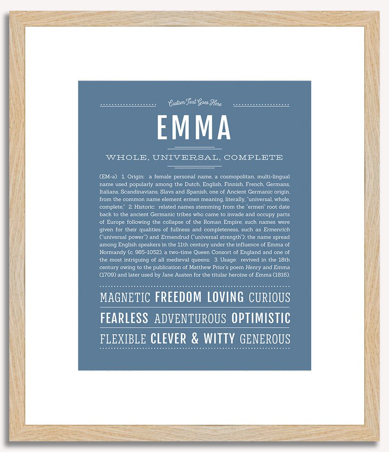 Emma | Name Art Print