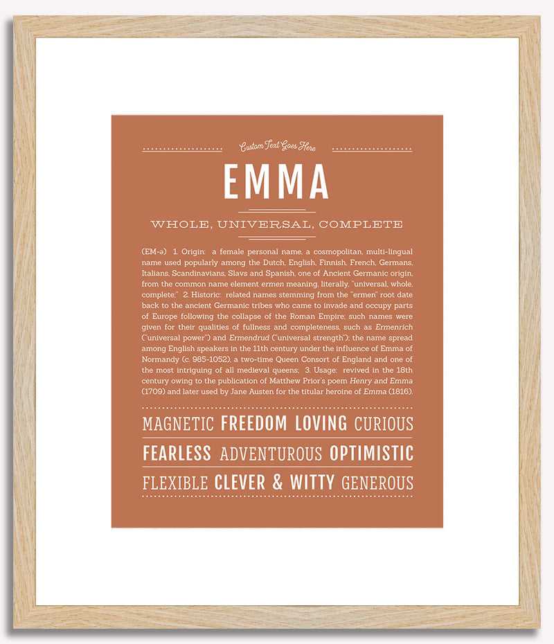 Emma | Name Art Print