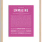 Emmaline | Name Art Print