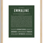 Emmaline | Name Art Print