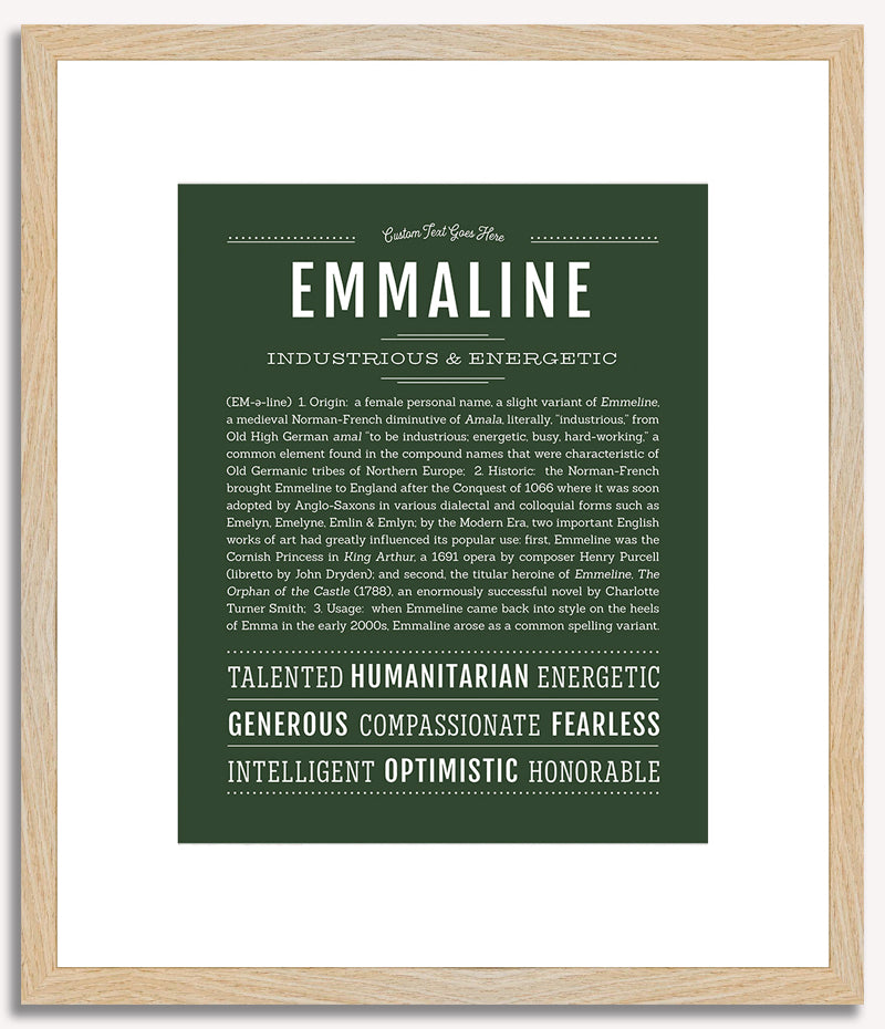 Emmaline | Name Art Print