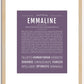 Emmaline | Name Art Print