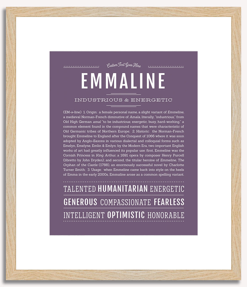 Emmaline | Name Art Print