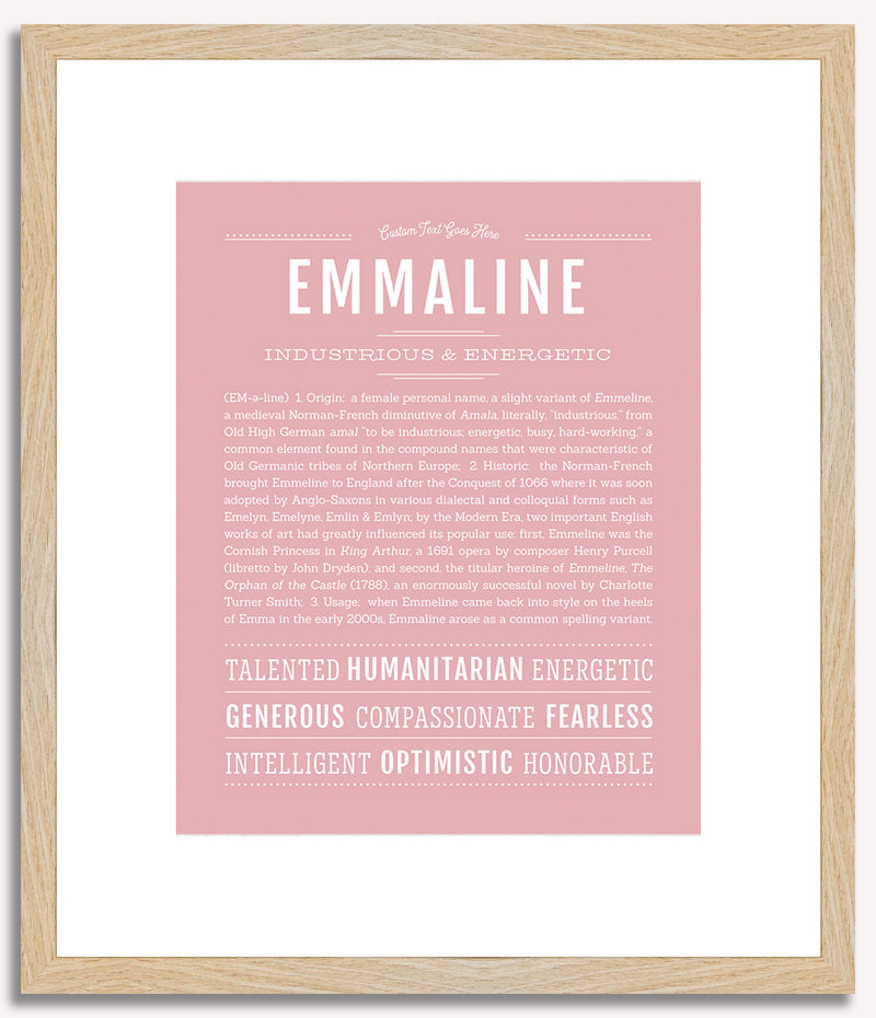 Emmaline | Name Art Print