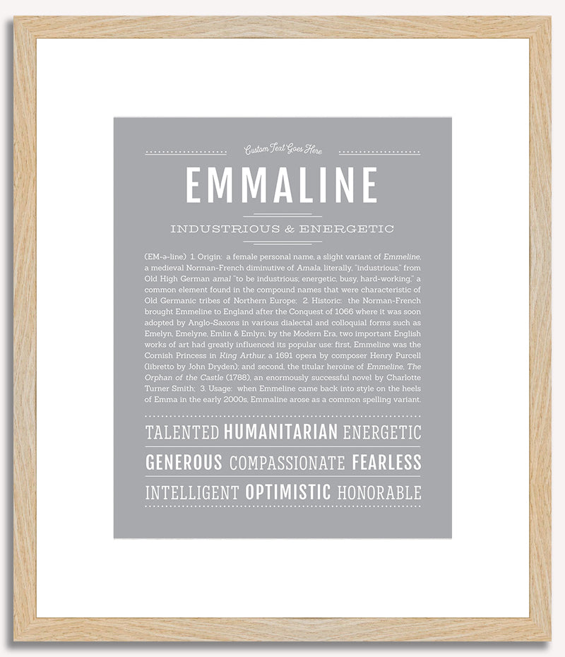 Emmaline | Name Art Print