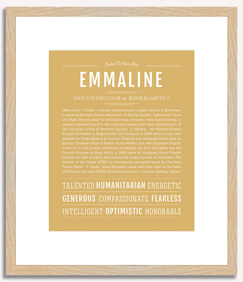 Emmaline | Name Art Print