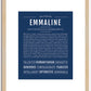 Emmaline | Name Art Print