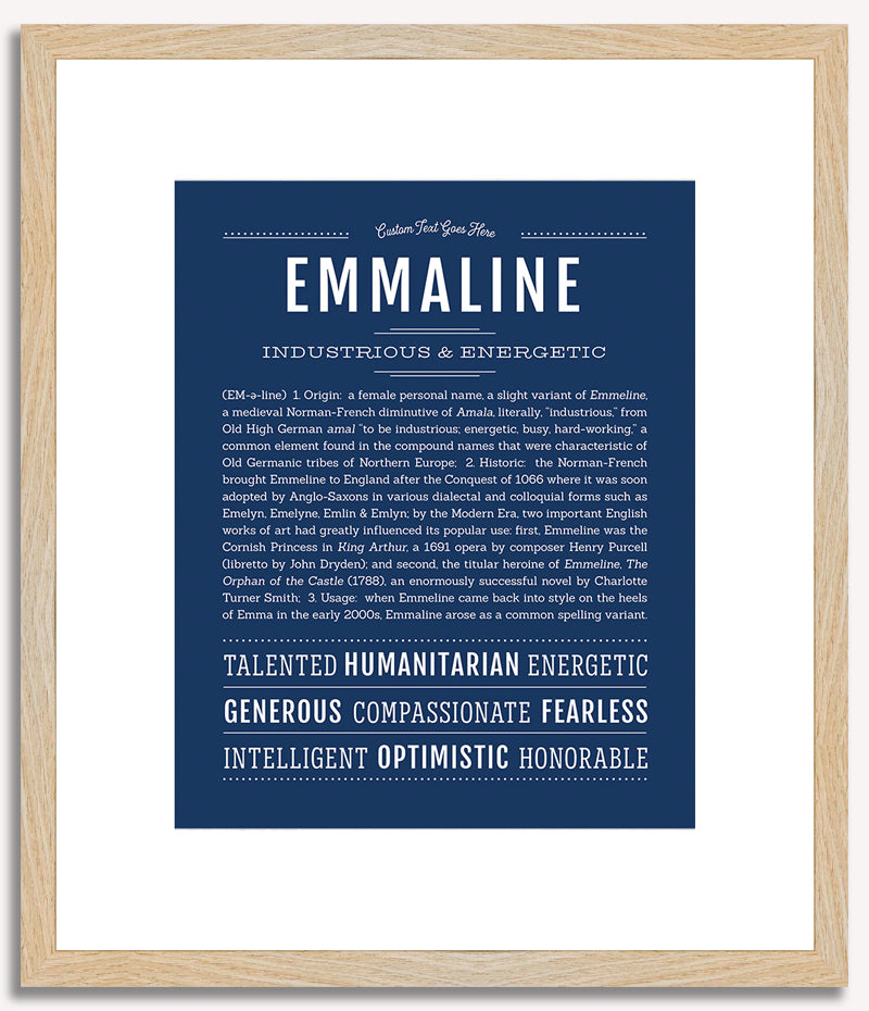 Emmaline | Name Art Print