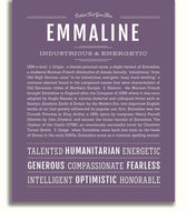 Emmaline | Name Art Print – Name Stories