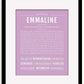 Frame Options | Lilac | Black Frame, Matted