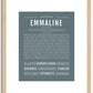 Emmaline | Name Art Print