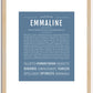 Emmaline | Name Art Print