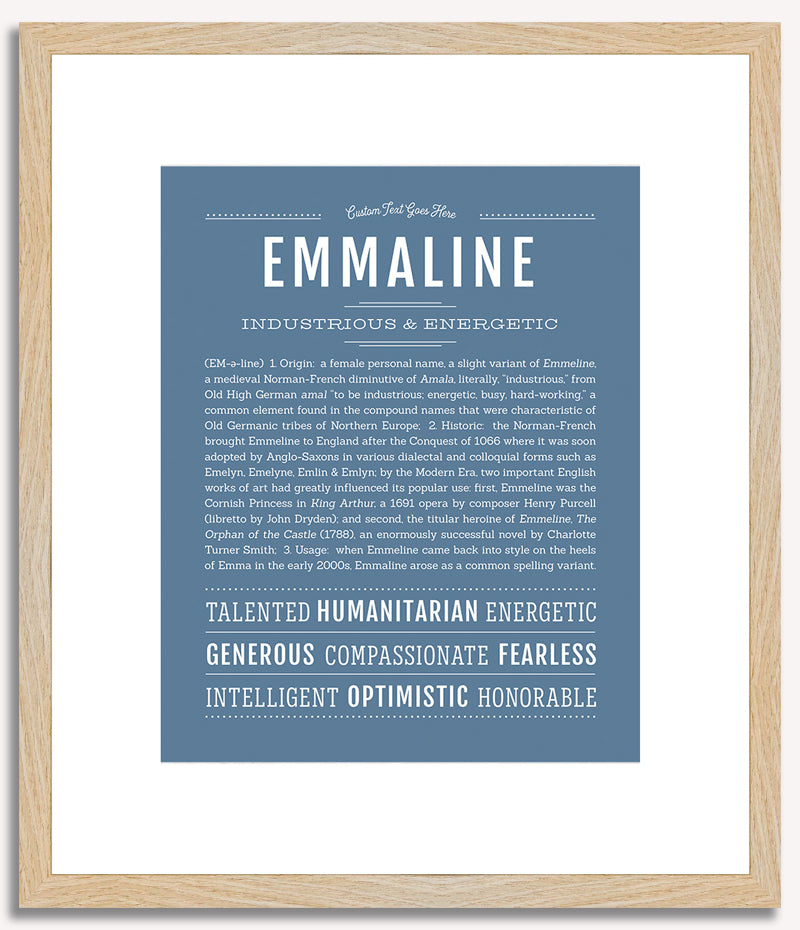 Emmaline | Name Art Print