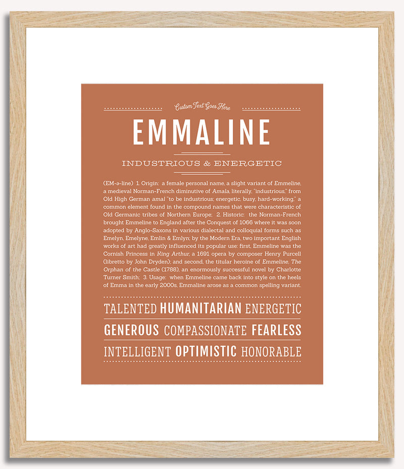 Emmaline | Name Art Print