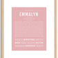 Emmalyn | Name Art Print