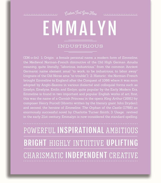 Frame Options | Lilac | No Frame