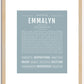 Emmalyn | Name Art Print