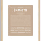 Emmalyn | Name Art Print