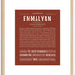 Emmalynn | Name Art Print