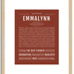 Emmalynn | Name Art Print