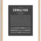 Emmalynn | Name Art Print