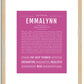 Emmalynn | Name Art Print
