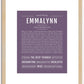 Emmalynn | Name Art Print