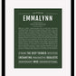 Frame Options | Deep Forest | Maple Frame, Matted