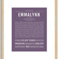 Emmalynn | Name Art Print