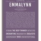 Frame Options | Deep Purple | White Frame, Matted