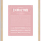 Emmalynn | Name Art Print