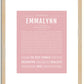 Emmalynn | Name Art Print