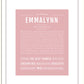 Frame Options | Dusty Rose | Black Frame, Matted