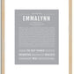 Emmalynn | Name Art Print