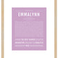 Emmalynn | Name Art Print