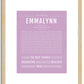 Emmalynn | Name Art Print